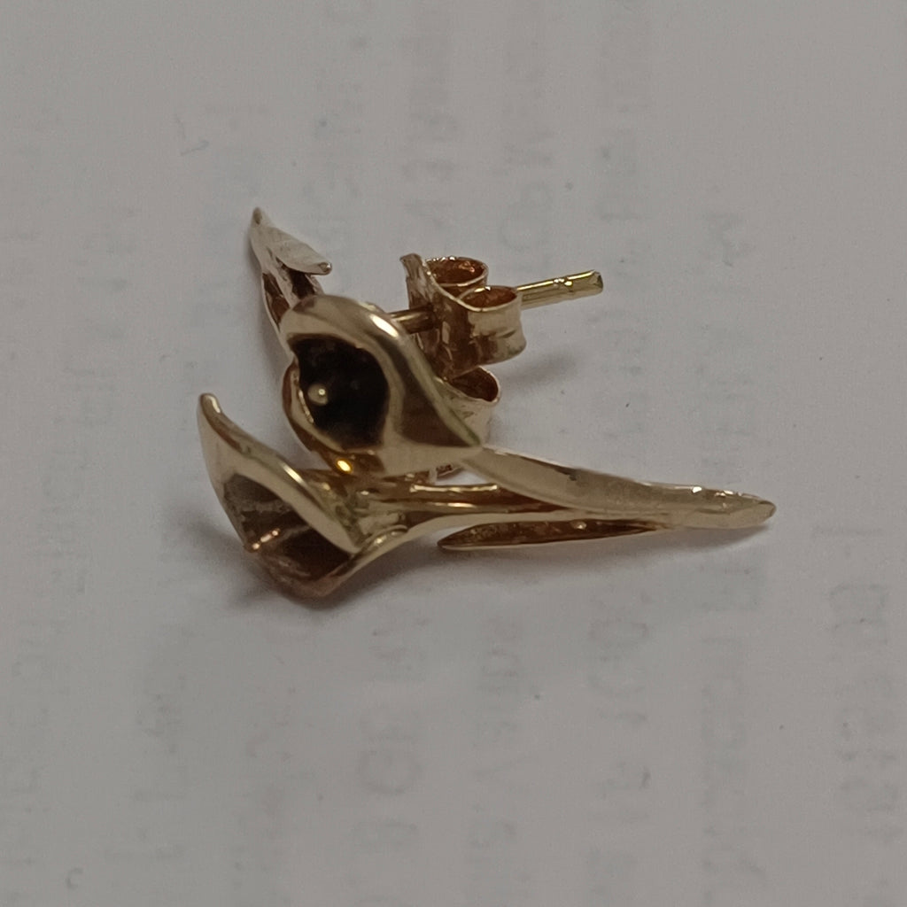 ARETES PAR ORO 14 K 2.3 GRMS (SEMINUEVO)
