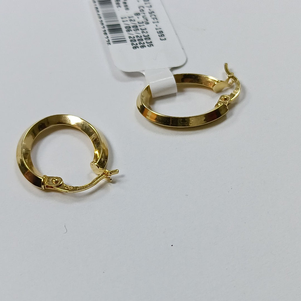 ARETES PAR, ARRACADAS PAR ORO 14 K 1.3 GRMS (SEMINUEVO)