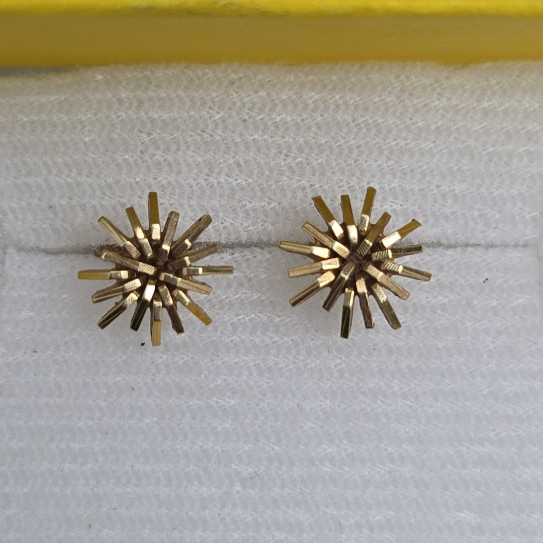 ARETES PAR ORO 14 K 1,10 GRMS (SEMINUEVO)