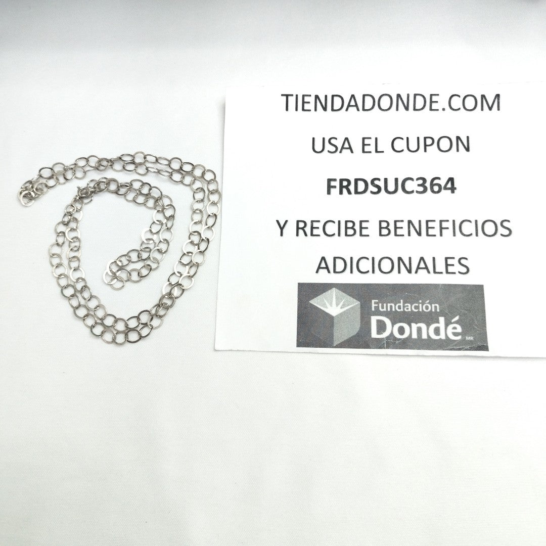 CADENA PLATA 10,70 GRMS (SEMINUEVO)