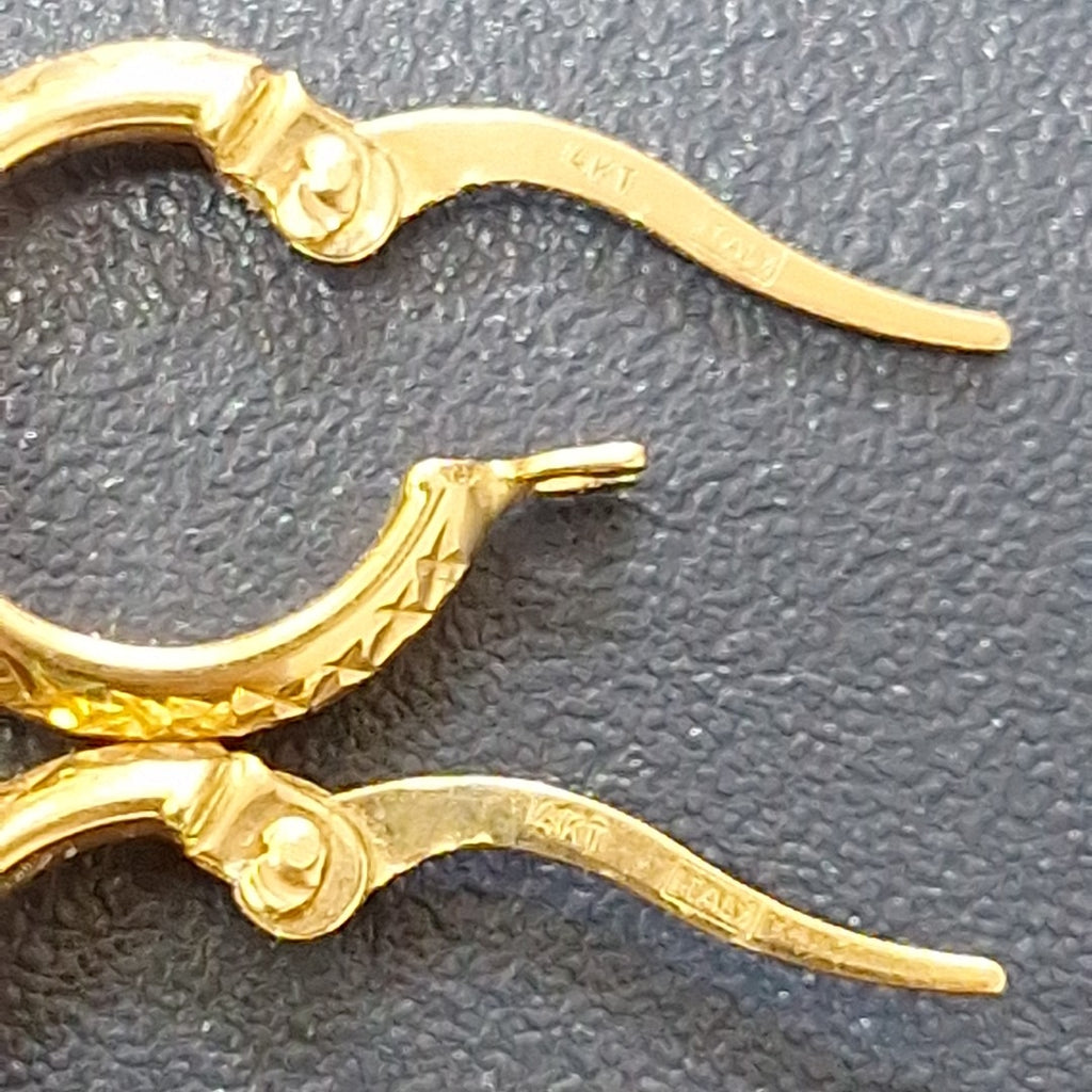 ARETES PAR ORO 14 K 2,50 GRMS (SEMINUEVO)