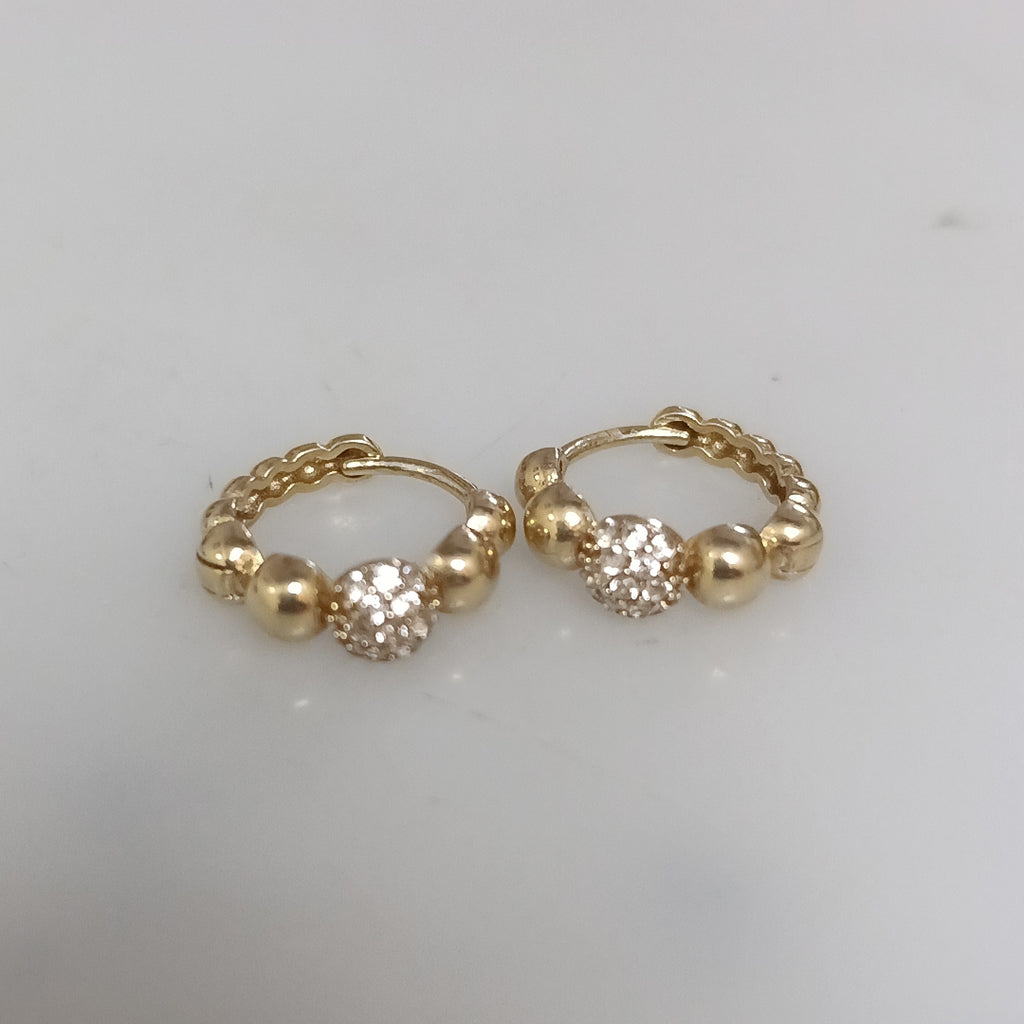 ARETES PAR ORO 10 K 2.1 GRMS (SEMINUEVO)