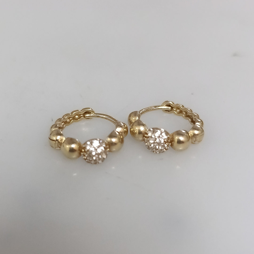 ARETES PAR ORO 10 K 2.1 GRMS (SEMINUEVO)