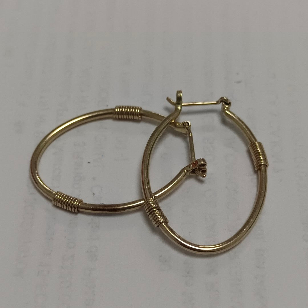 ARRACADAS PAR ORO 14 K 3,00 GRMS (SEMINUEVO)