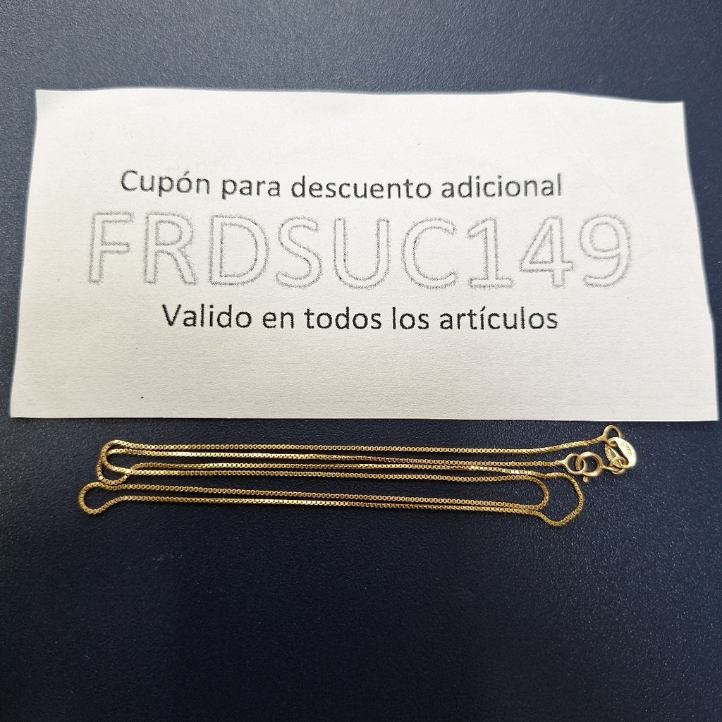 GARGANTILLA ORO 10 K 1,50 GRMS (SEMINUEVO)