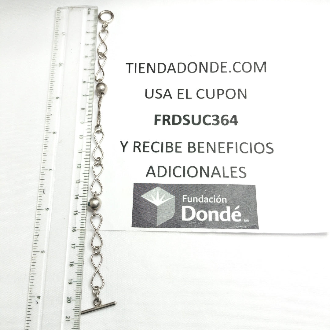 PULSERA PLATA 8,50 GRMS (SEMINUEVO)