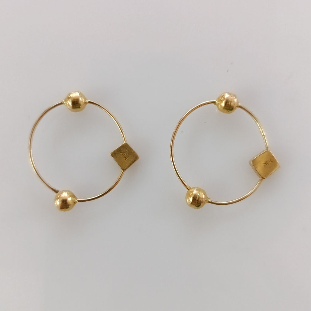 ARRACADAS PAR ORO 10 K 2 GRMS (SEMINUEVO)