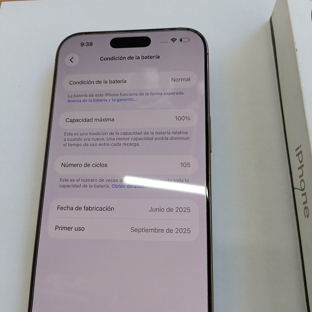 CELULAR APPLE IPHONE 16 PRO MAX A3295 (2024) 256 GB 8 GB RAM (SEMINUEVO)