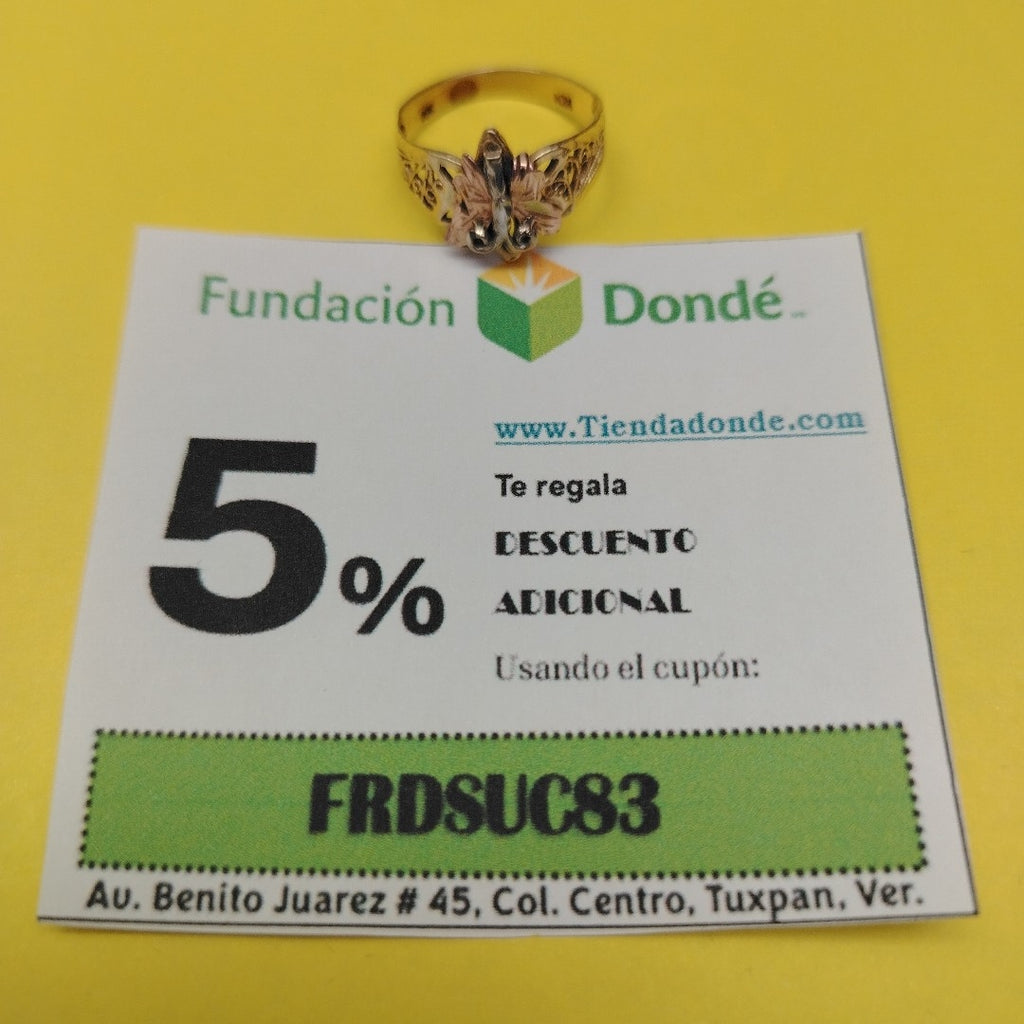 ANILLITO ORO,RODIADO 14 K 2,60 GRMS (SEMINUEVO)