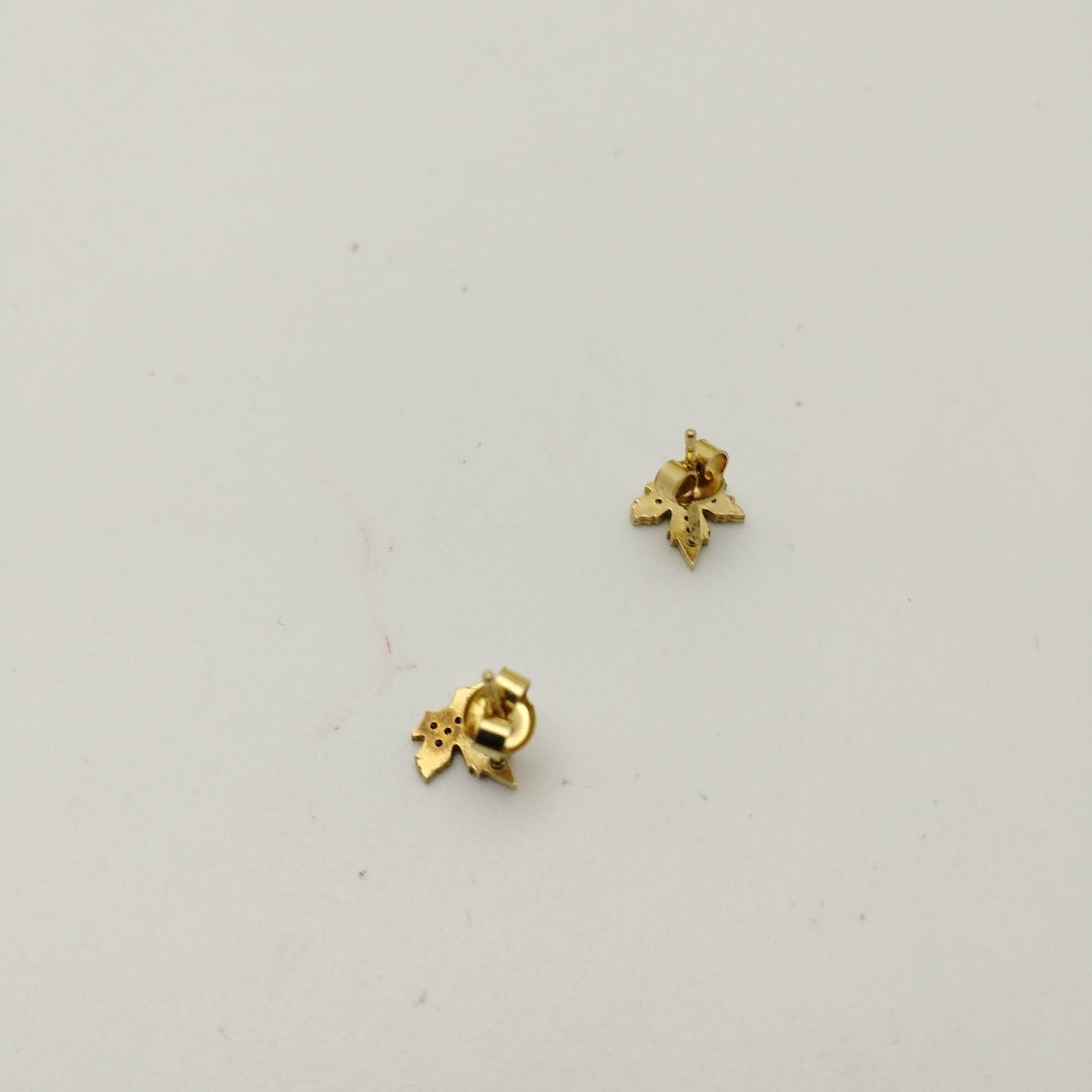 ARETES PAR ORO 14 K 1.2 GRMS (SEMINUEVO)