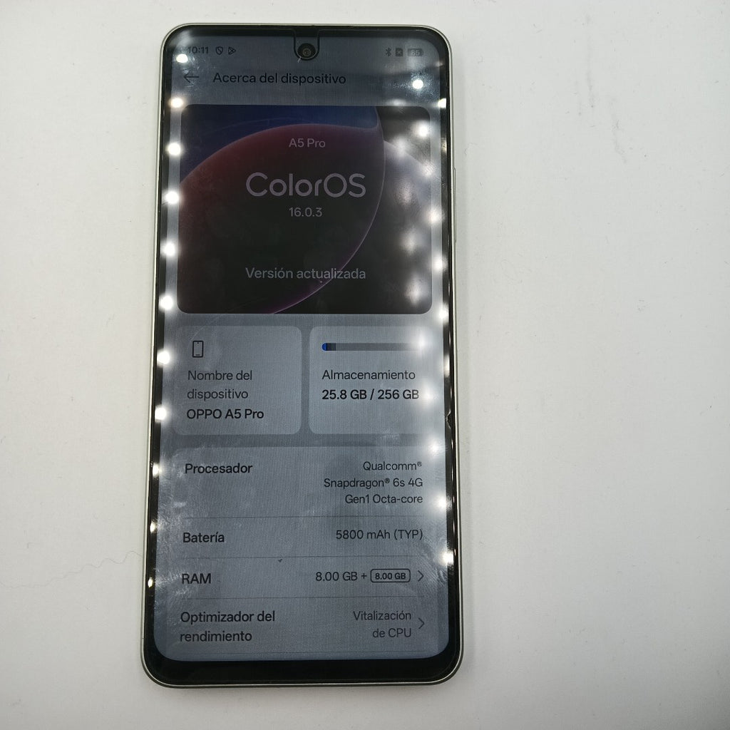 CELULAR OPPO A5 PRO CPH2711 (2025) 256 GB 8 GB RAM (SEMINUEVO)