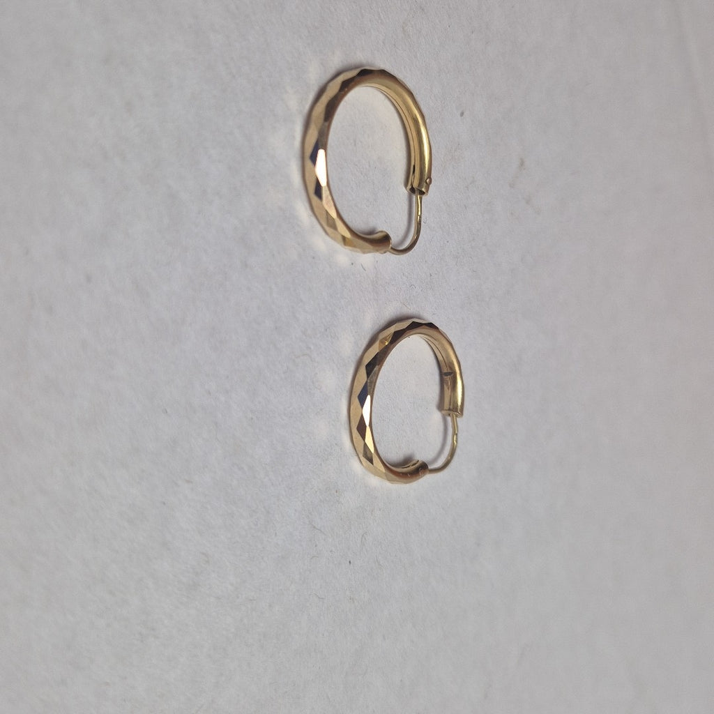ARRACADAS PAR ORO 14 K 3.3 GRMS (SEMINUEVO)