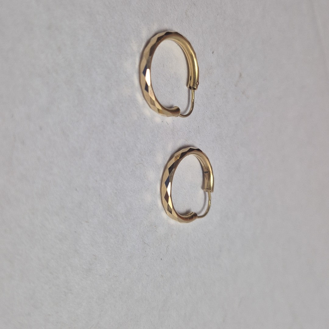 ARRACADAS PAR ORO 14 K 3.3 GRMS (SEMINUEVO)