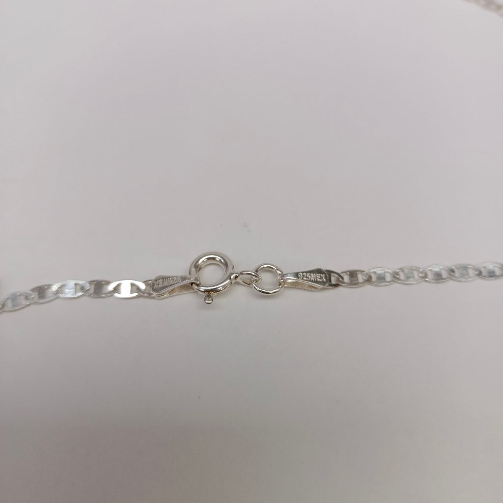 CADENA TEJIDO ESPEJO PLATA .925 60 CM 4.2 GR (NUEVO)