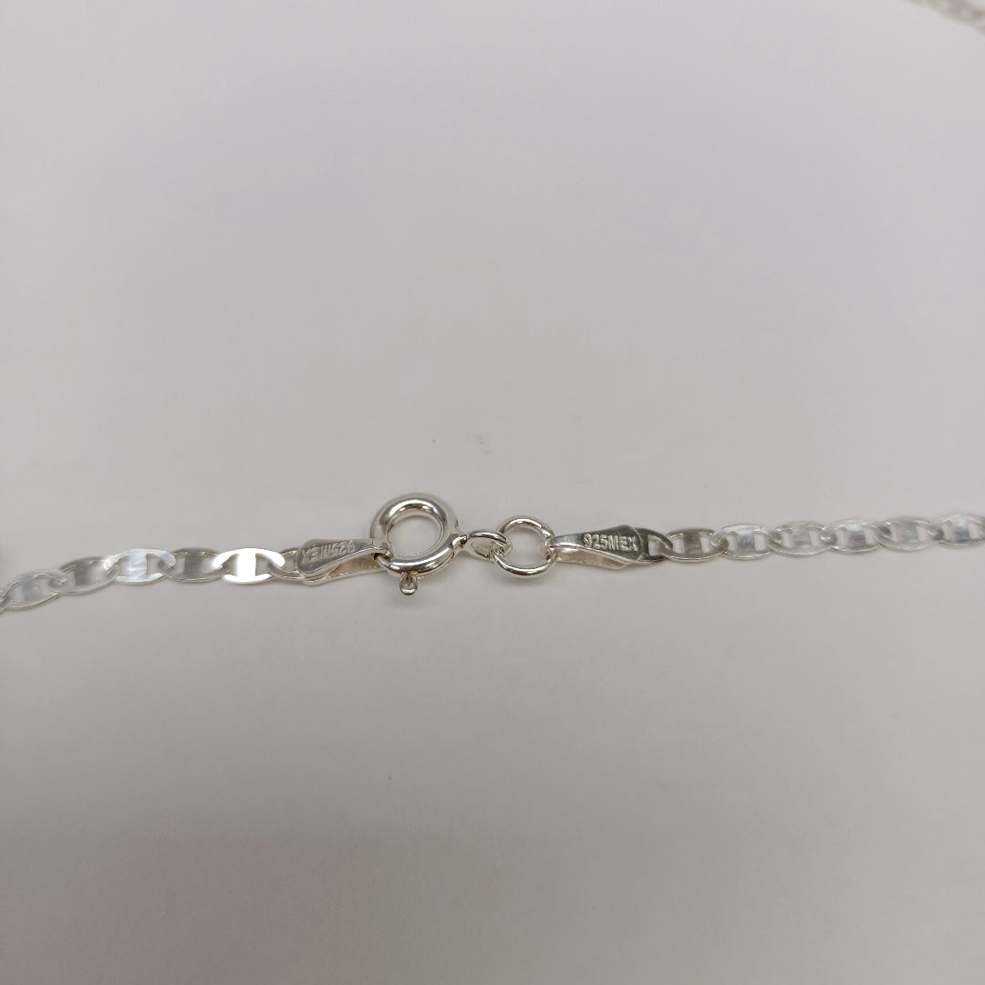 CADENA TEJIDO ESPEJO PLATA .925 60 CM 4.2 GR (NUEVO)