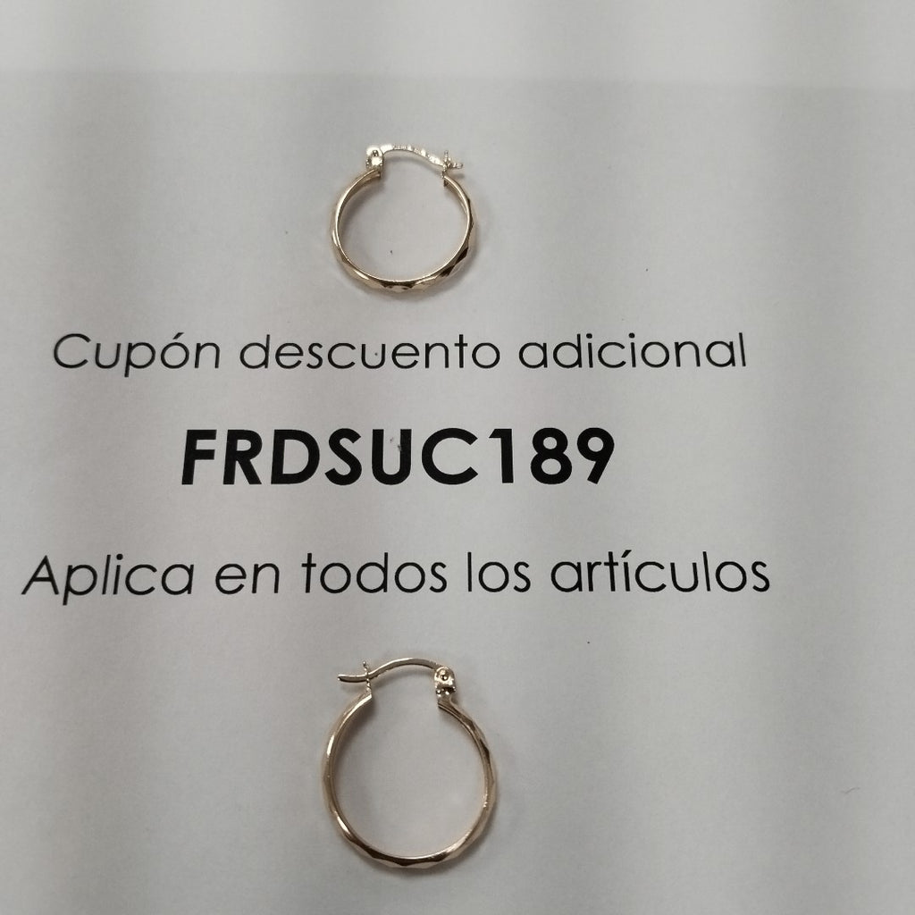 ARRACADAS PAR ORO 10 K 1,40 GRMS (SEMINUEVO)