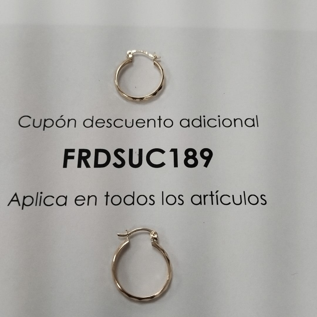 ARRACADAS PAR ORO 10 K 1,40 GRMS (SEMINUEVO)