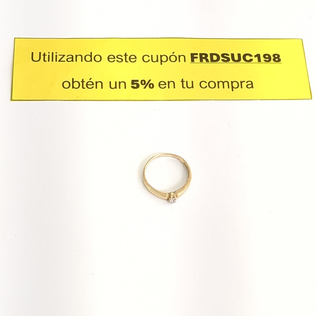SOLITARIO ORO 14 K 1.9 GRMS (SEMINUEVO)