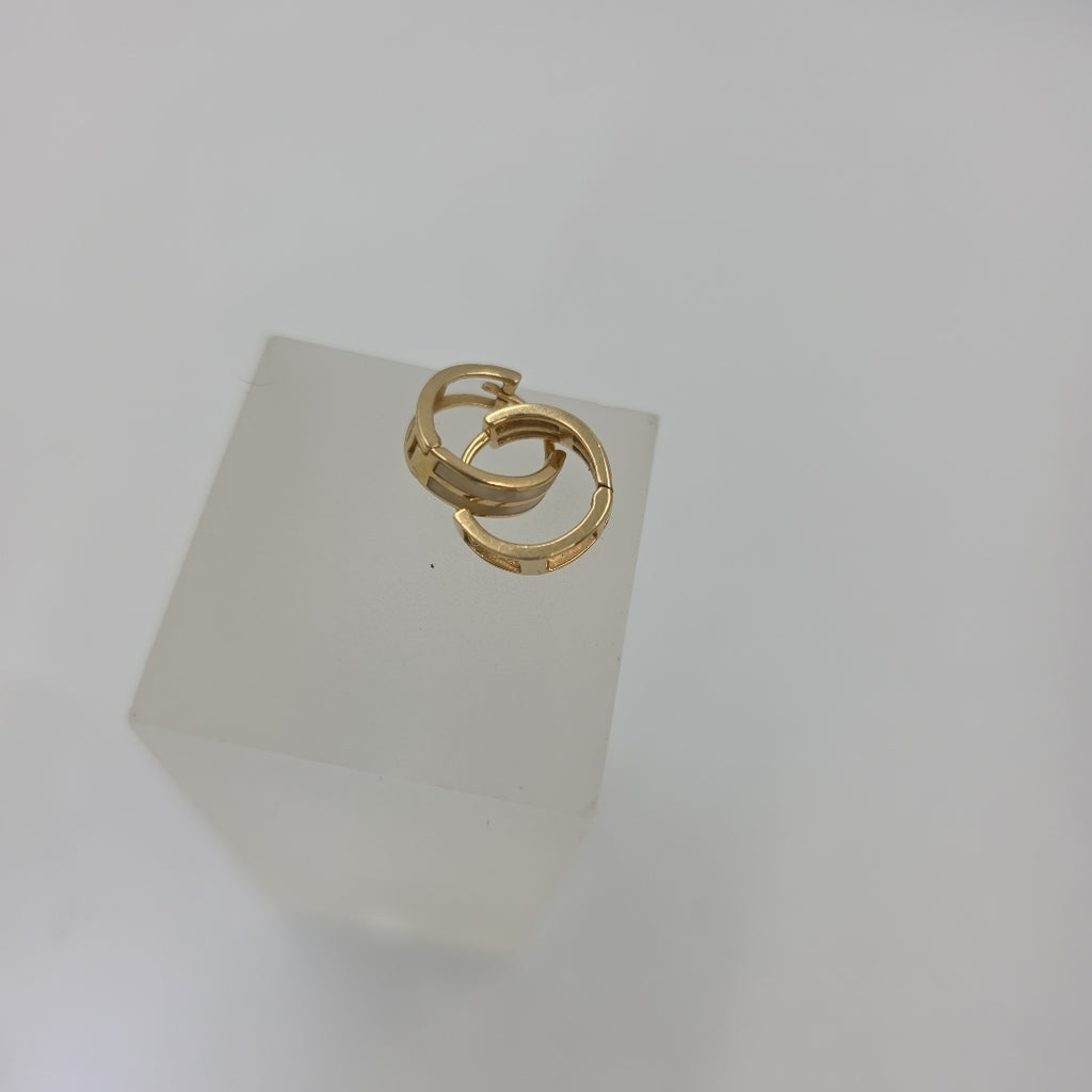 ARRACADAS PAR ORO 14 K 1.5 GRMS (SEMINUEVO)