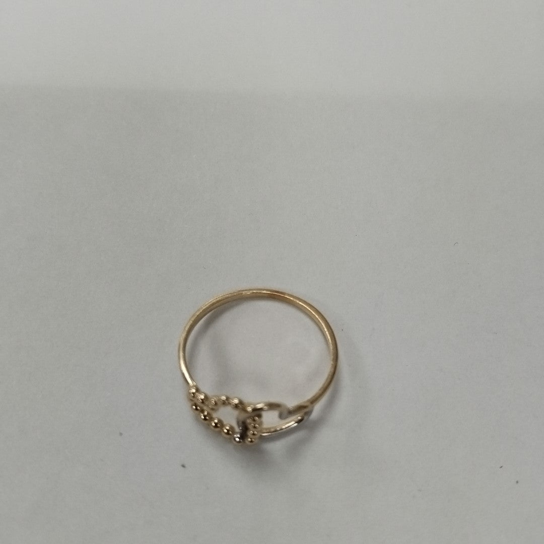 ANILLITO ORO COMBINADO 14 K 1.4 GRMS (SEMINUEVO)