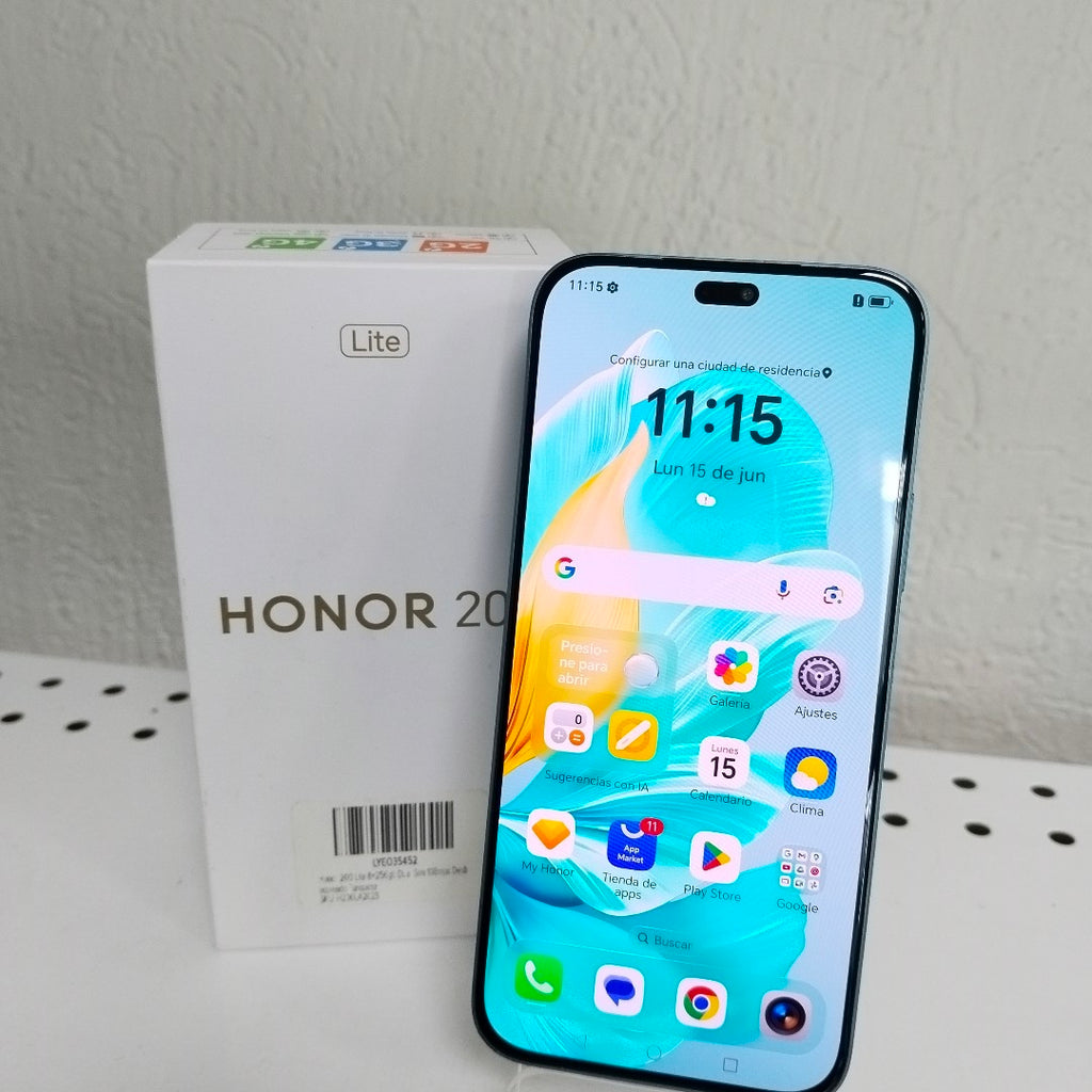 CELULAR HONOR 200 LITE LLY-NX3 (2024) 256 GB 8 GB RAM (SEMINUEVO)