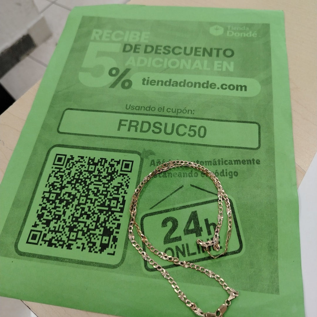 CADENA ORO 14 K 6,90 GRMS (SEMINUEVO)