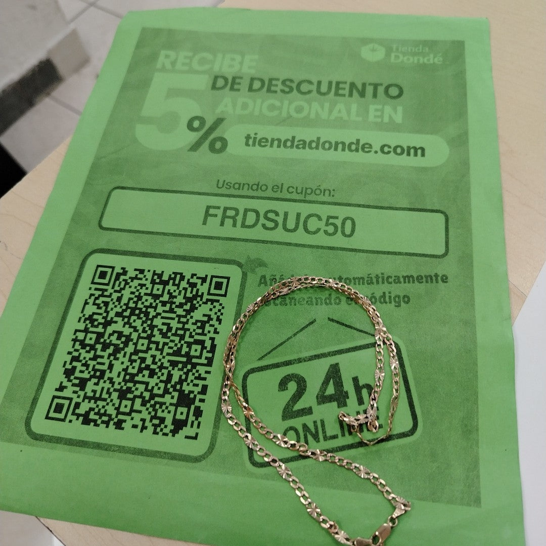 CADENA ORO 14 K 6,90 GRMS (SEMINUEVO)