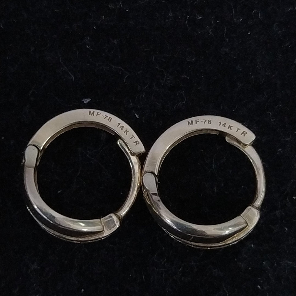 ARRACADAS PAR ORO 14 K 2.7 GRMS (SEMINUEVO)