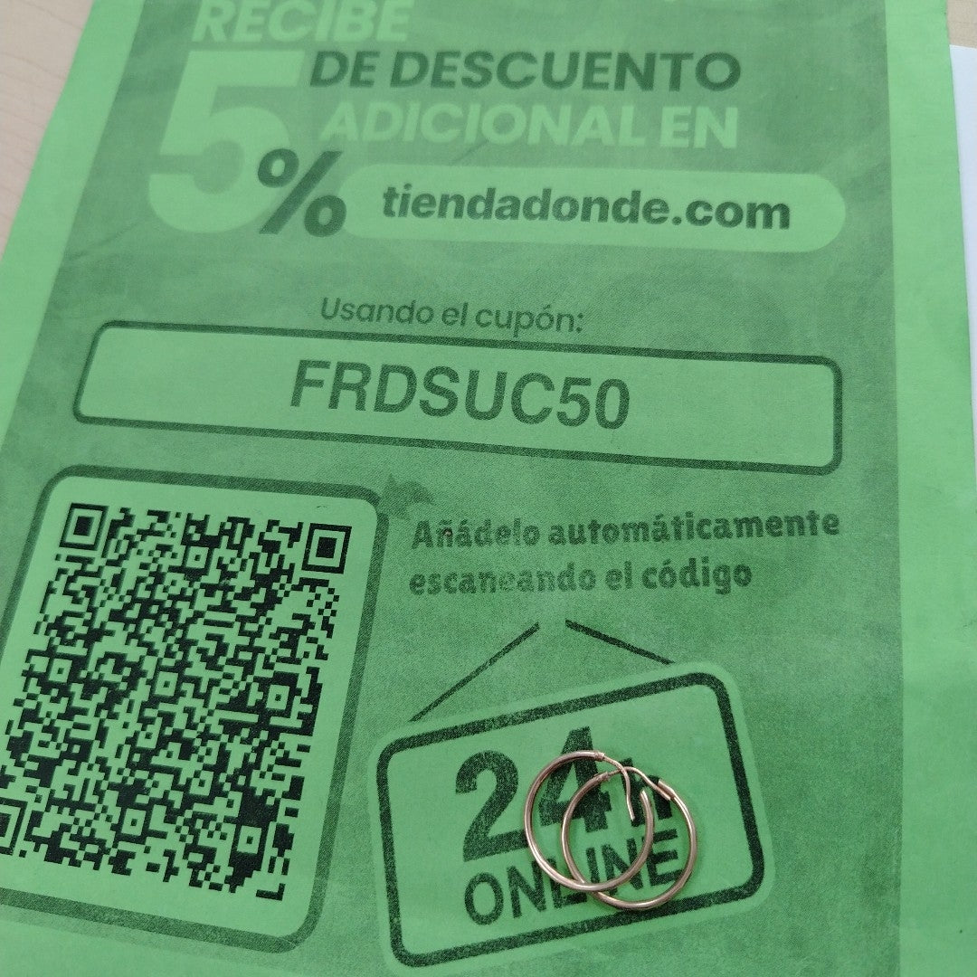 ARRACADAS PAR ORO 10 K 1.5 GRMS (SEMINUEVO)