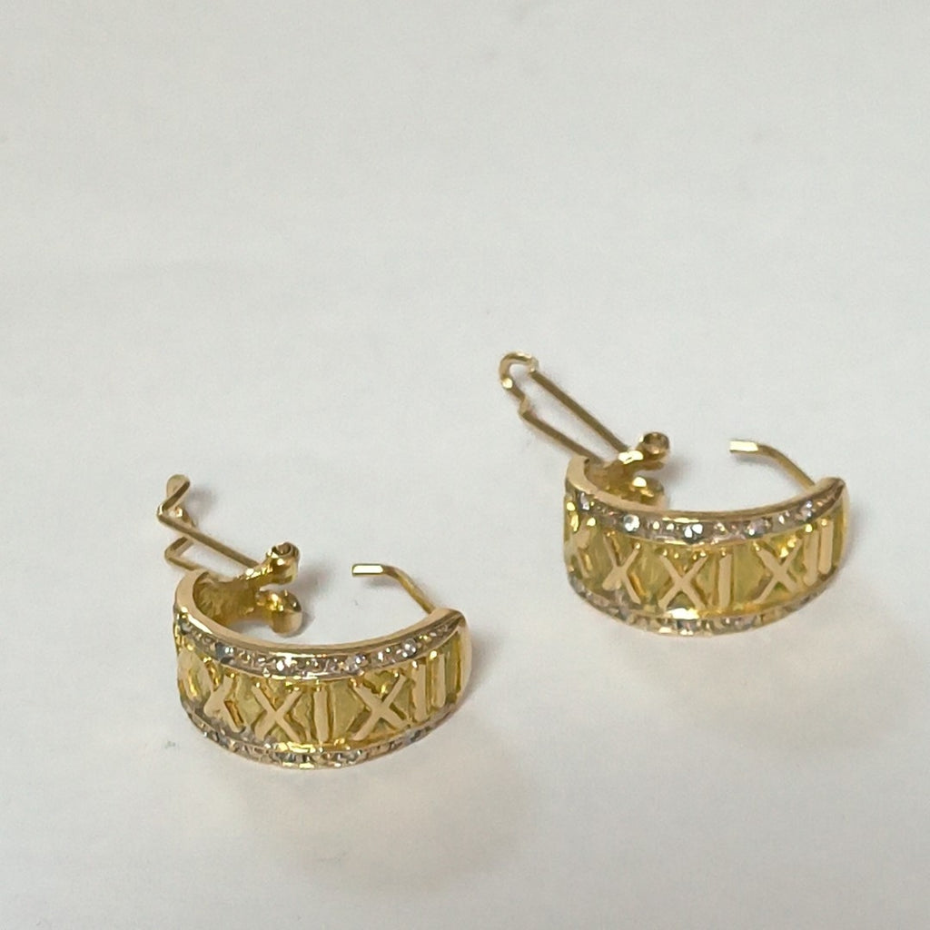 ARETES PAR ORO 10 K 6,20 GRMS (SEMINUEVO)