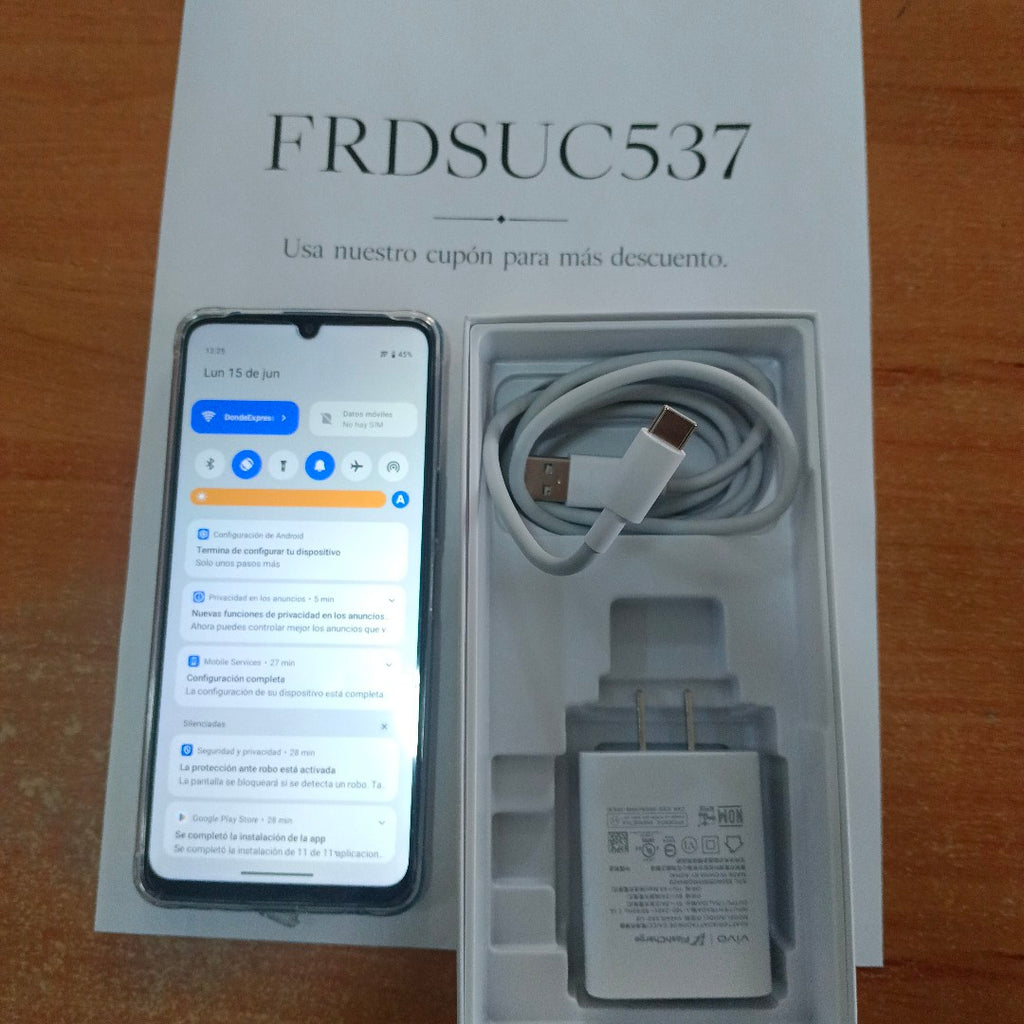 CELULAR VIVO Y04 V2430 (2025) 256 GB 4 GB RAM (SEMINUEVO)