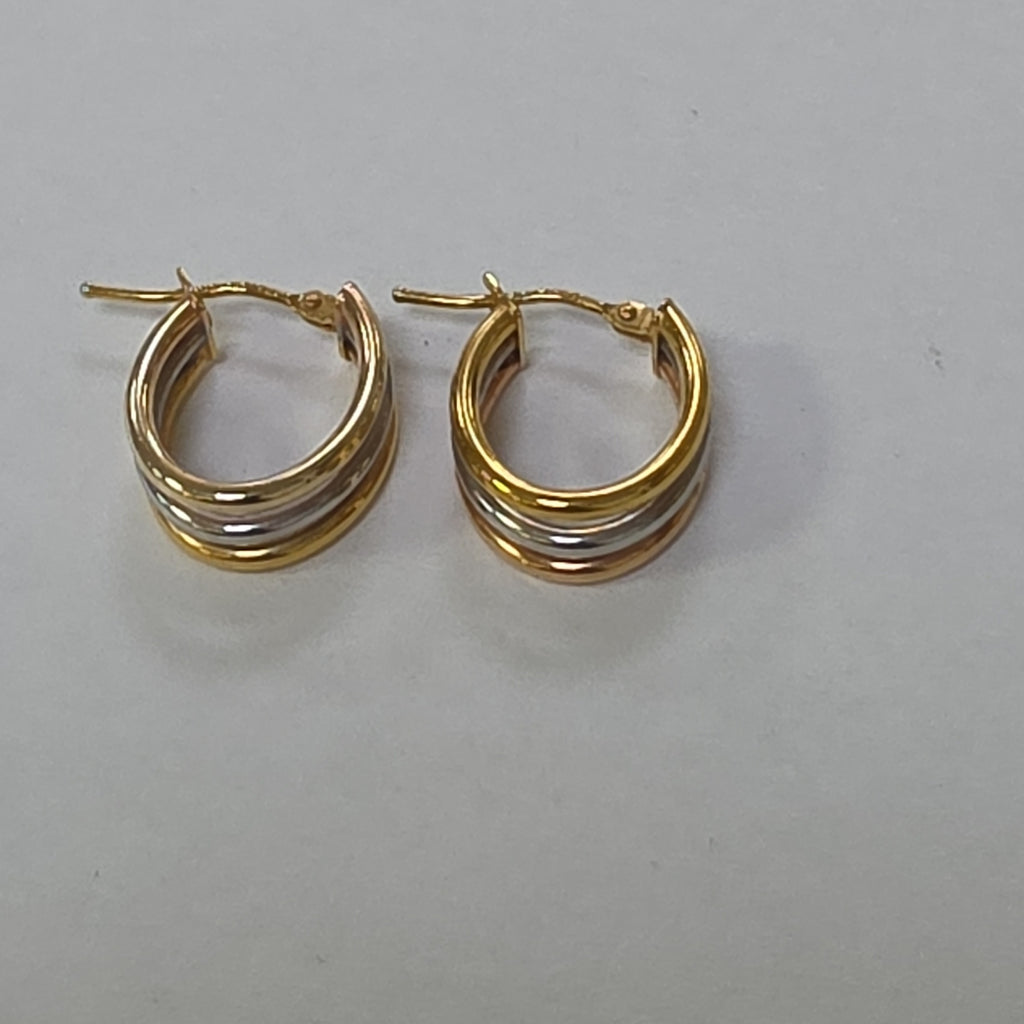 ARETES PAR ORO 14 K 1.7 GRMS (SEMINUEVO)
