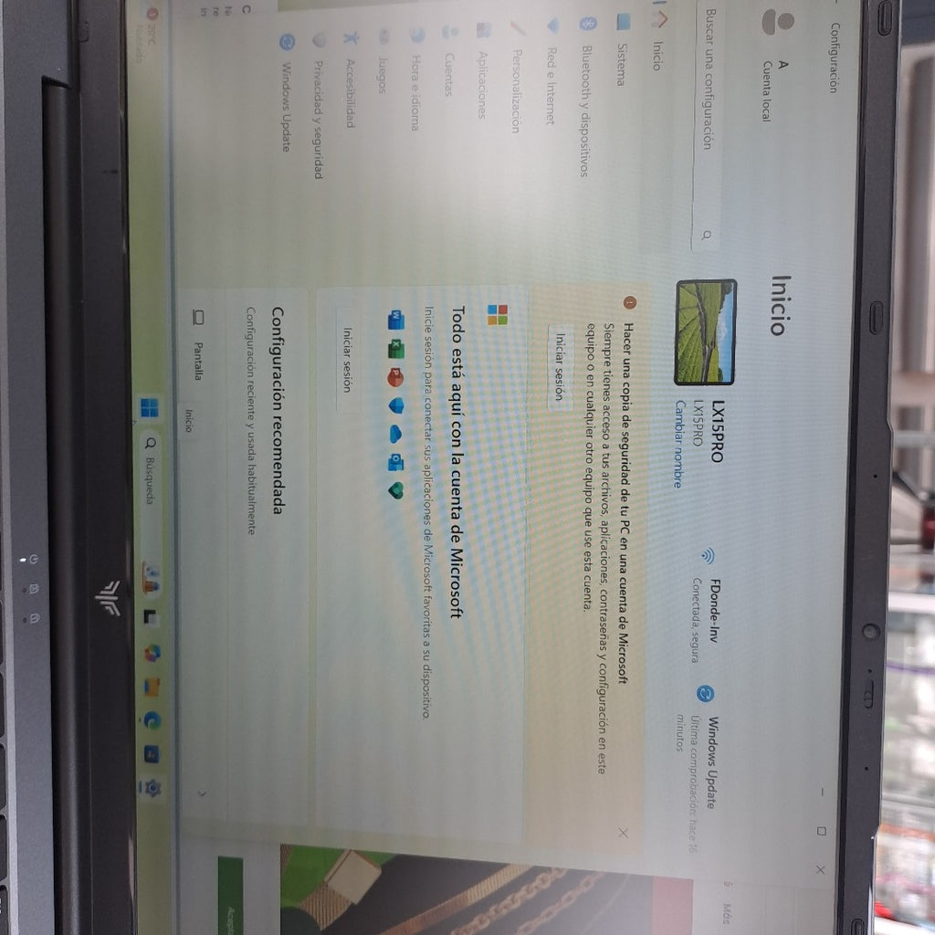 LAPTOP ACEMAGIC LX15PRO (2025) 512 GB SSD 16 GB RAM (SEMINUEVO)