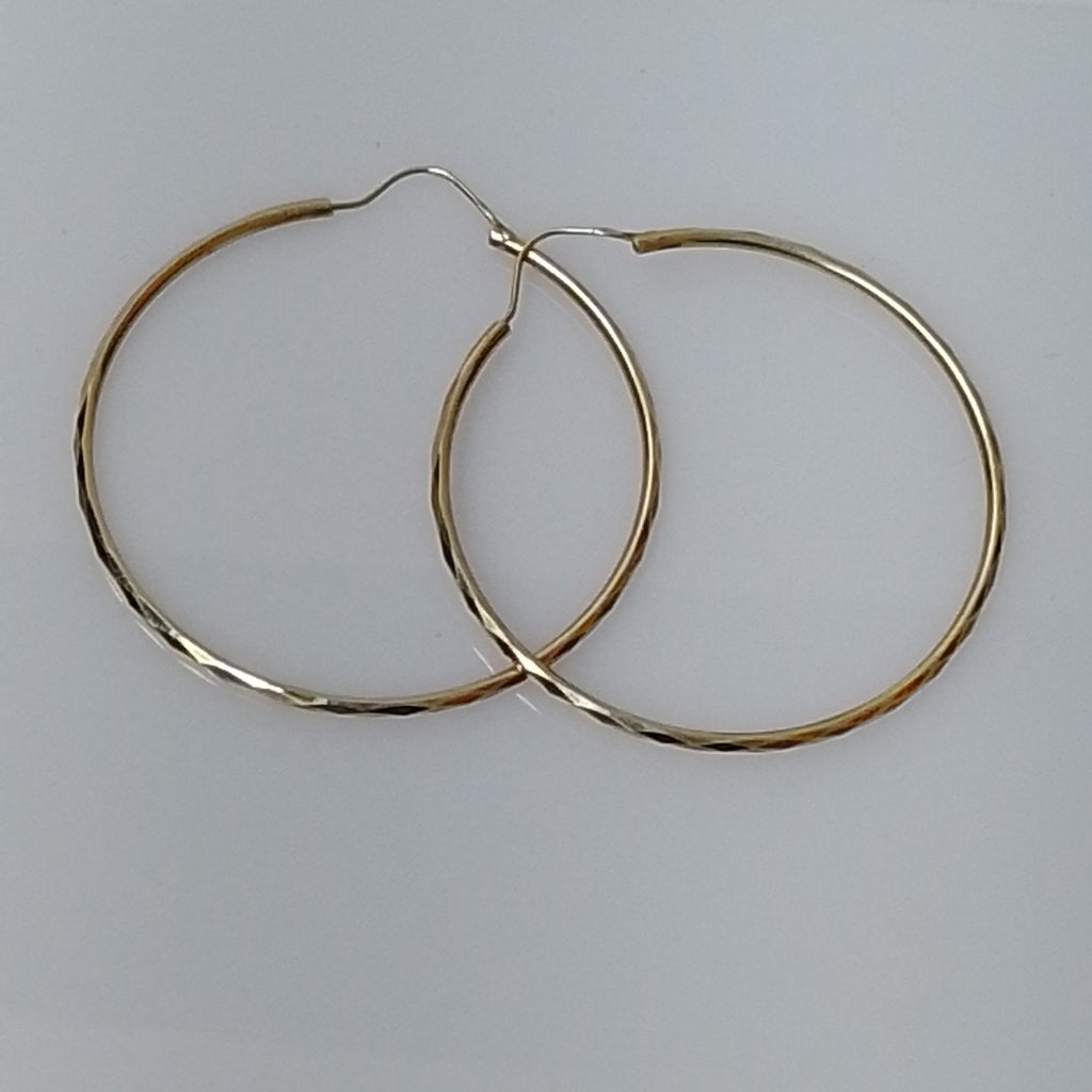 ARRACADAS PAR ORO 14 K 3.8 GRMS (SEMINUEVO)