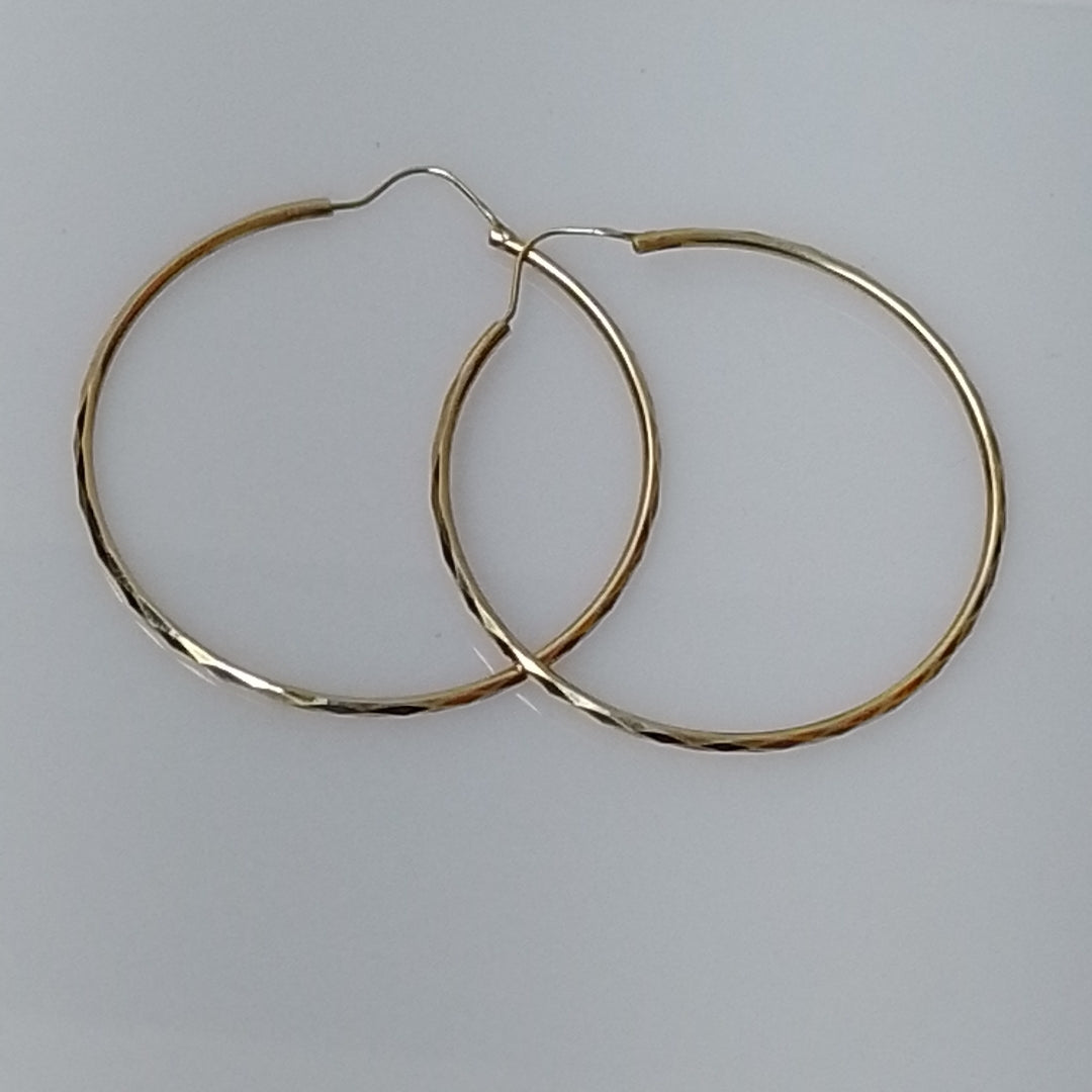 ARRACADAS PAR ORO 14 K 3.8 GRMS (SEMINUEVO)