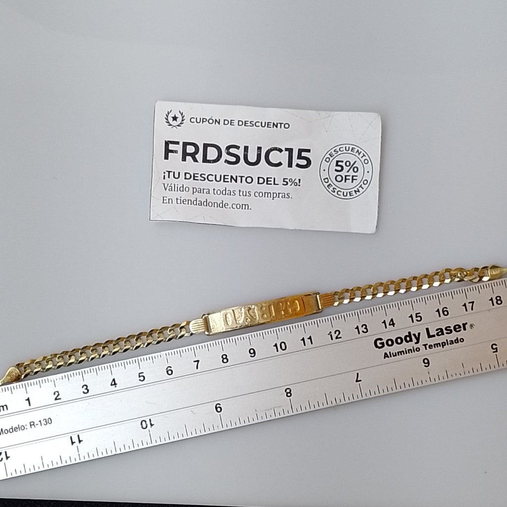ESCLAVA ORO 14 K 12.3 GRMS (SEMINUEVO)