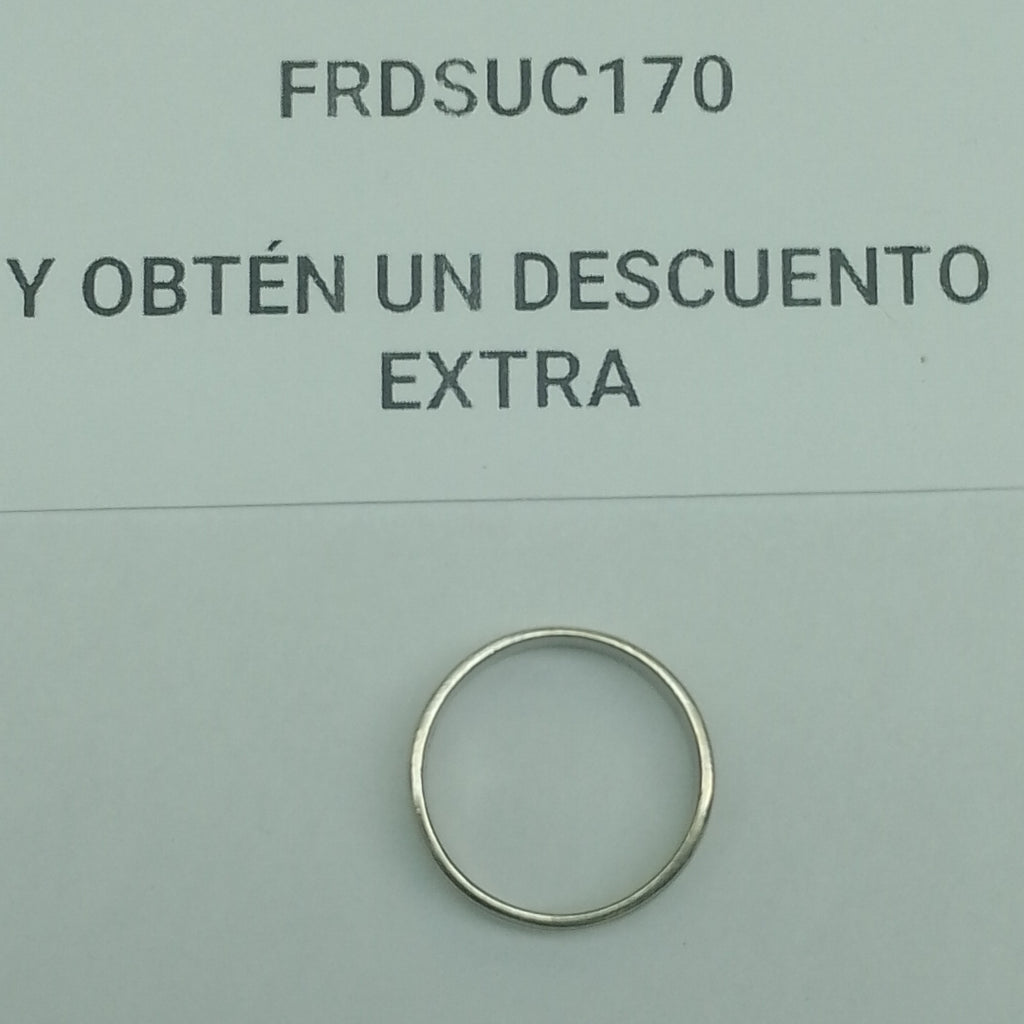 ARGOLLA ORO, ORO BLANCO 14 K 5.1 GRMS (SEMINUEVO)