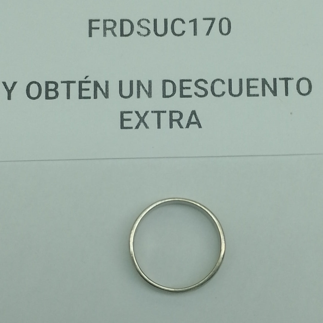 ARGOLLA ORO, ORO BLANCO 14 K 5.1 GRMS (SEMINUEVO)