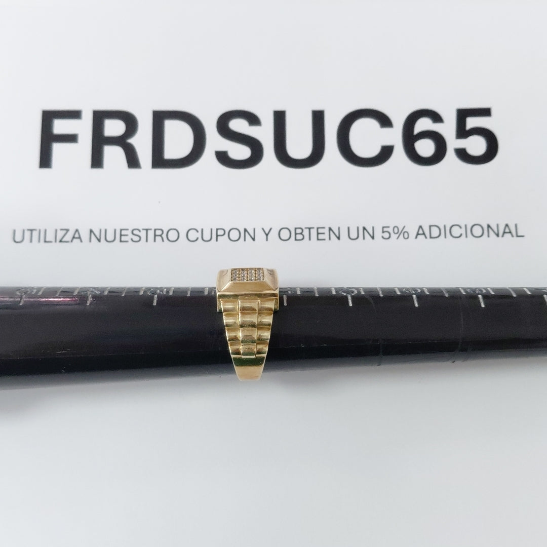 ANILLO ORO 10 K 6.2 GRMS (SEMINUEVO)