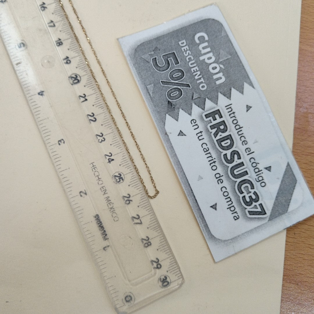 CADENA ORO 10 K 1.2 GRMS (SEMINUEVO)
