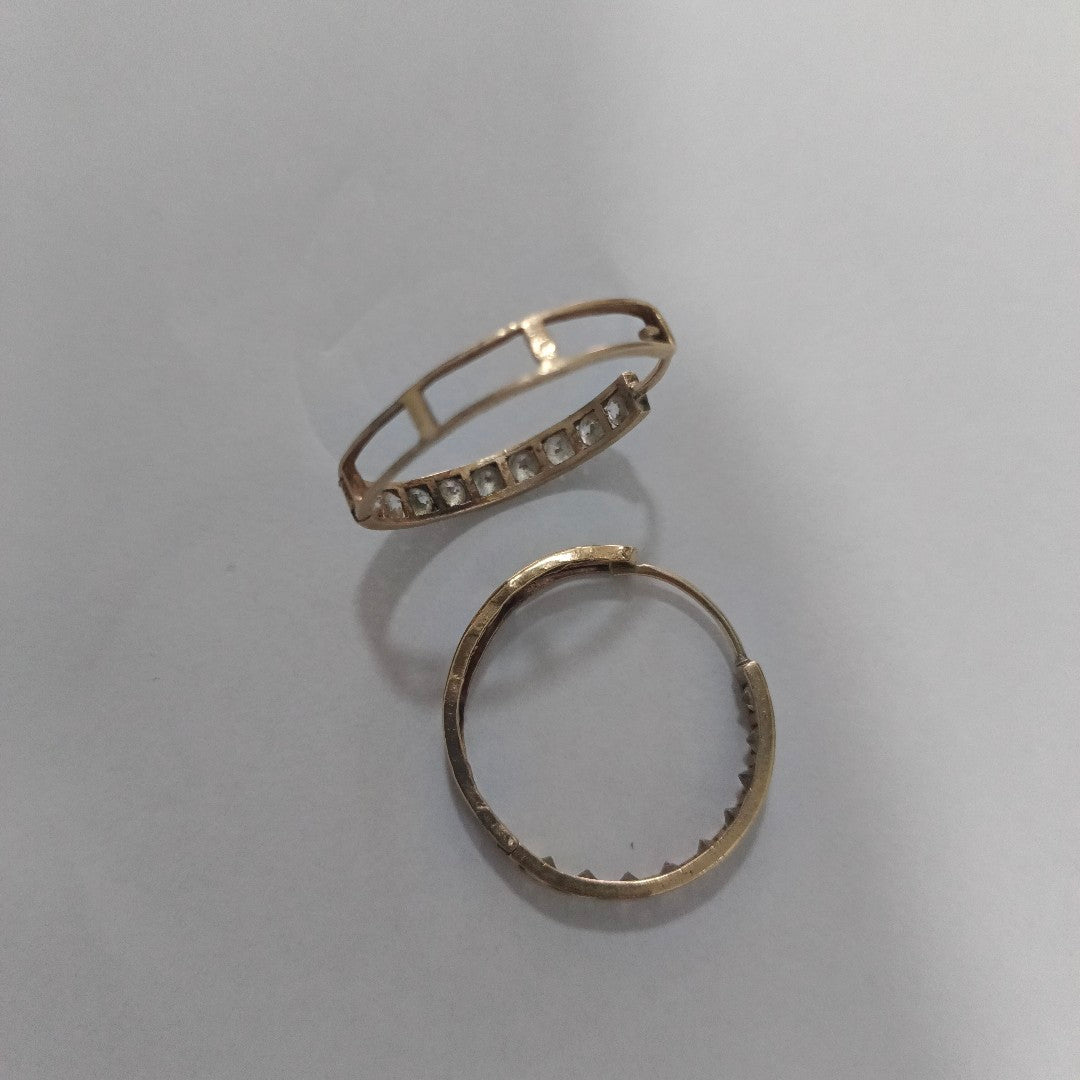 ARRACADAS PAR ORO 10 K 2.3 GRMS (SEMINUEVO)