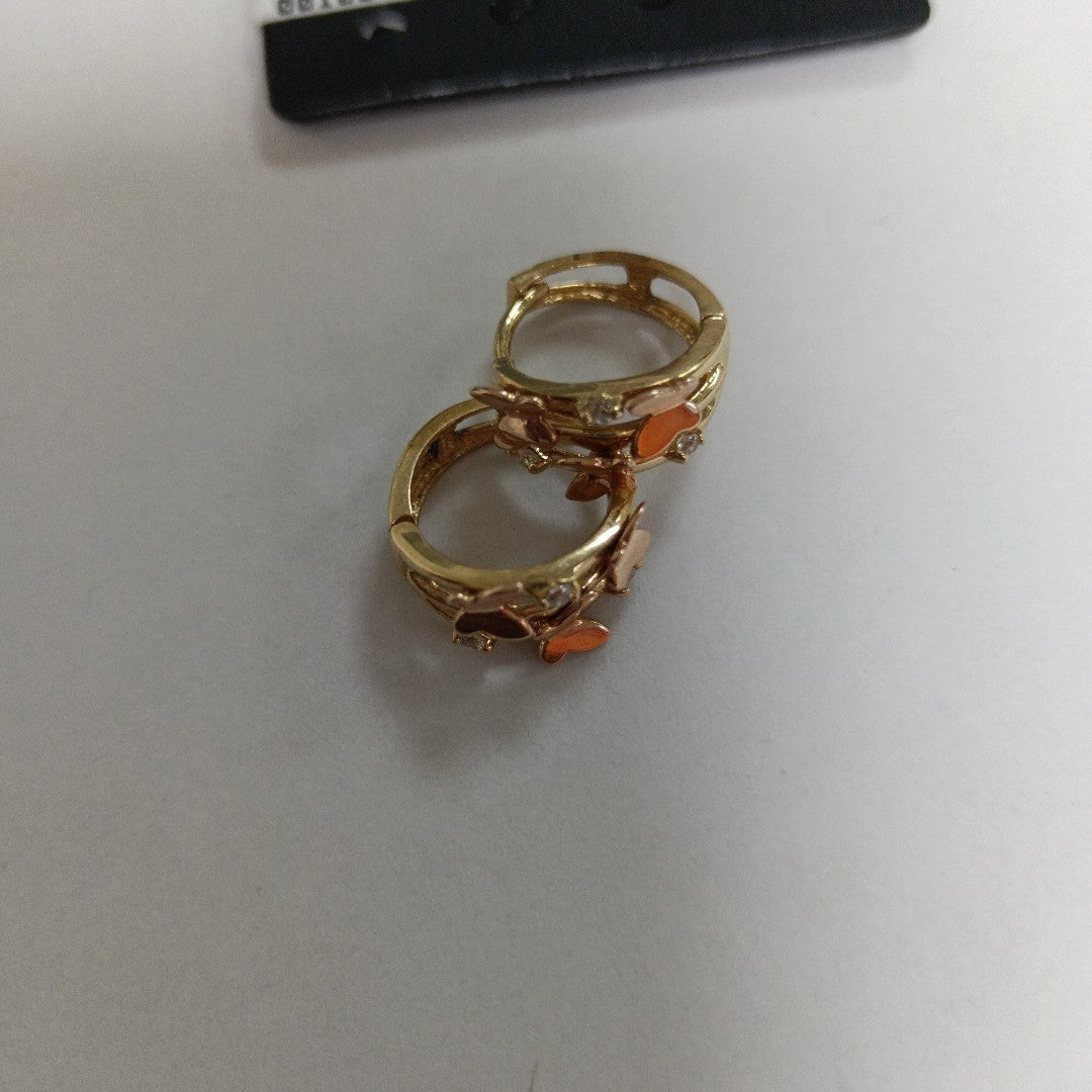 ARETES PAR ORO 14 K 2,60 GRMS (SEMINUEVO)