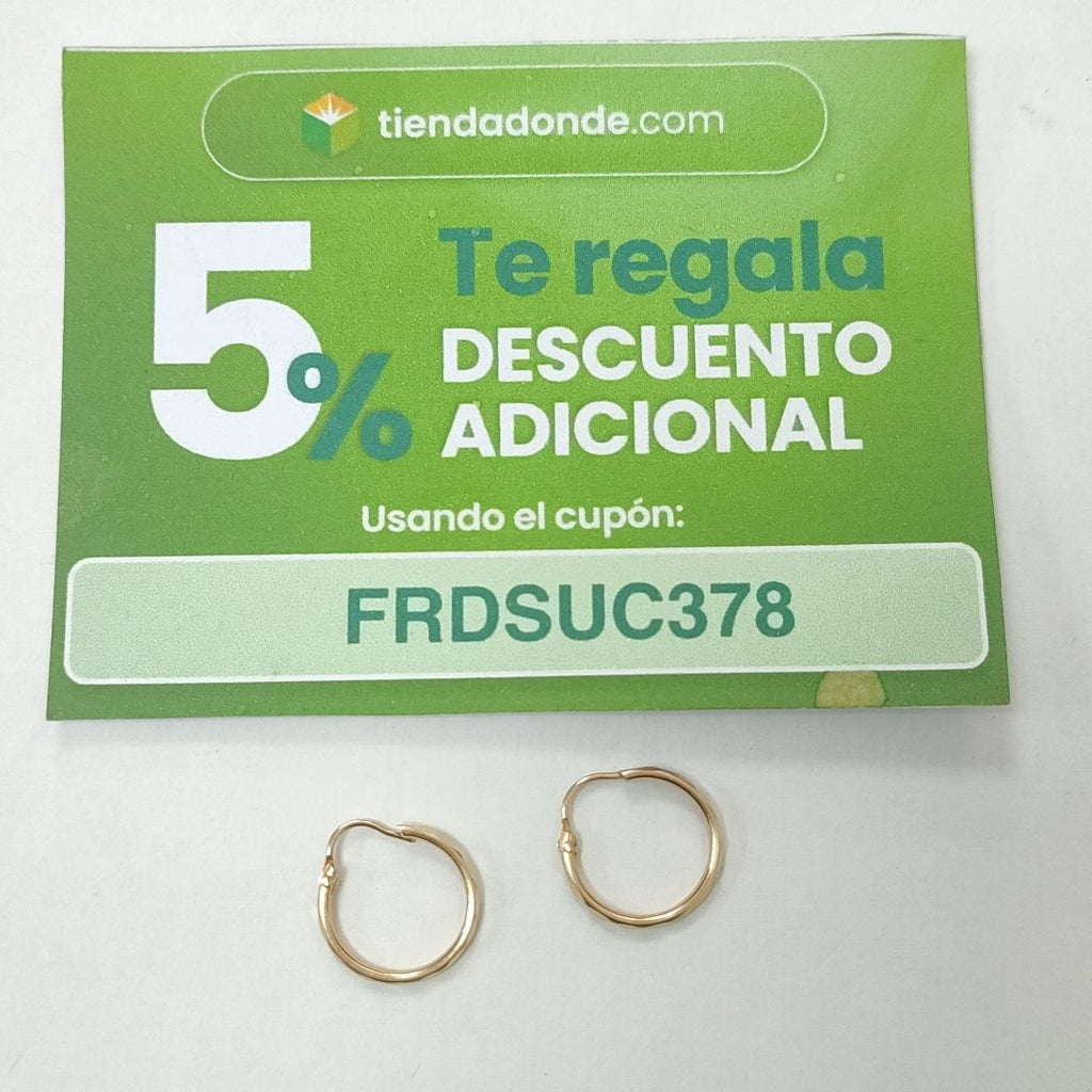 ARRACADAS PAR ORO 10 K 0,90 GRMS (SEMINUEVO)