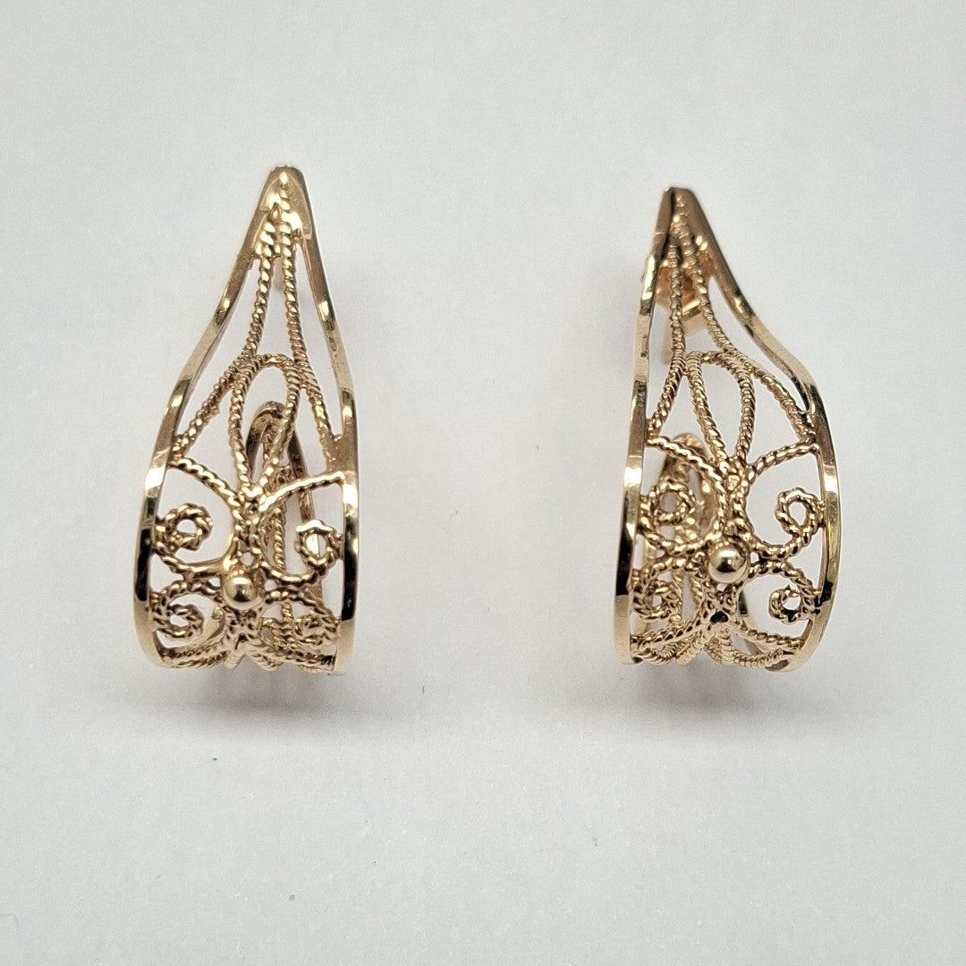 ARETES PAR ORO 10 K 5,00 GRMS (SEMINUEVO)
