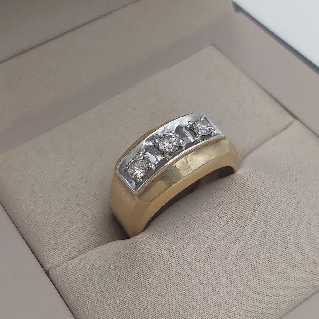 ANILLO ORO 14 K 9,30 GRMS (SEMINUEVO)