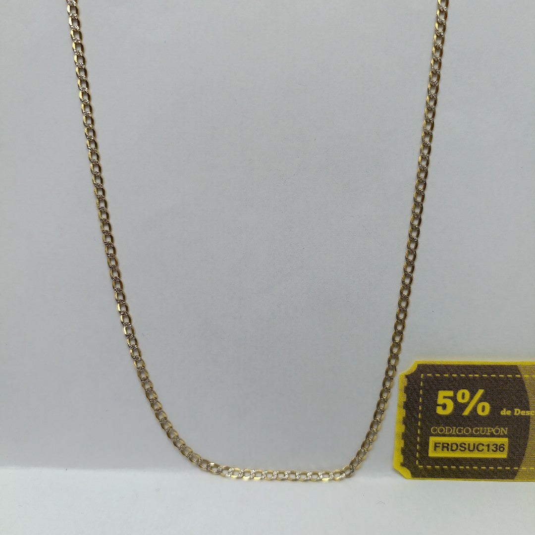 CADENA ORO, RODIADO 14 K 5.1 GRMS (SEMINUEVO)