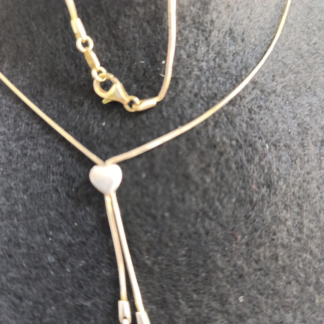 GARGANTILLA ORO COMBINADO 14 K 4.9 GRMS (SEMINUEVO)