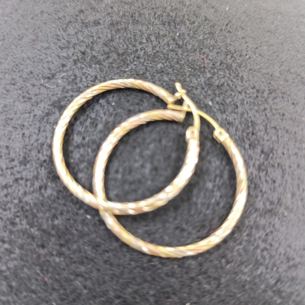 ARRACADAS PAR ORO, ORO COMBINADO 10 K 3.8 GRMS (SEMINUEVO)
