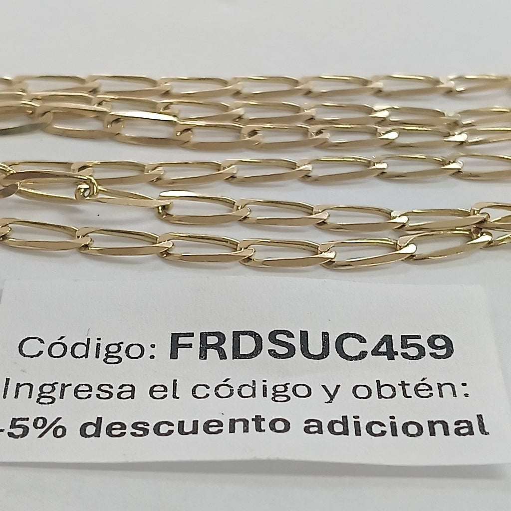CADENA TEJIDO ESLABONES 11.3G 60 CM (NUEVO)