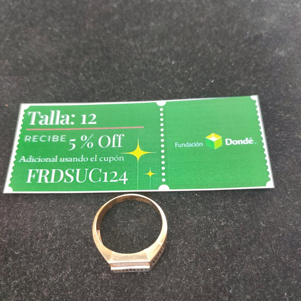 ANILLO ORO 14 K 6.3 GRMS (SEMINUEVO)